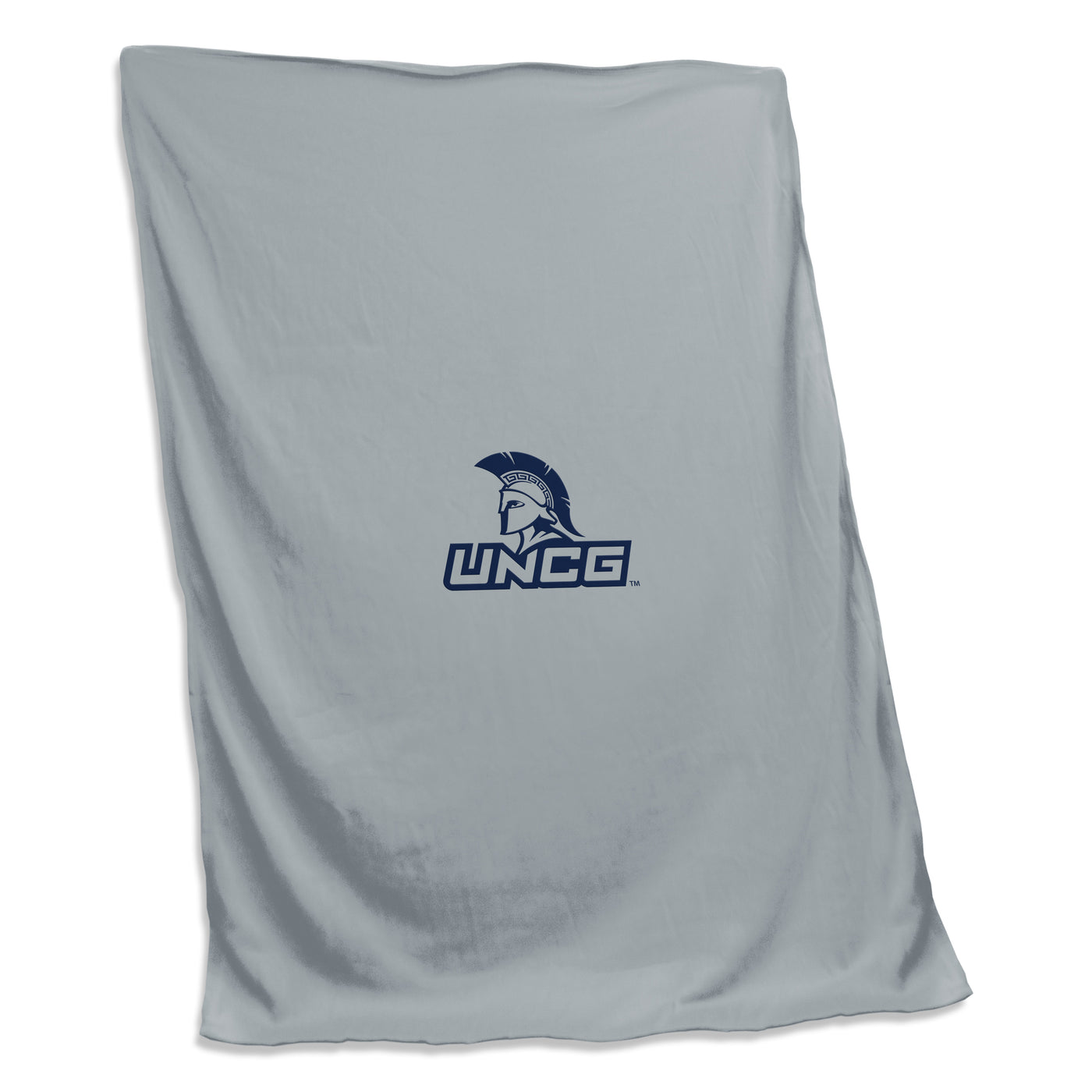 North Carolina Greensboro Heather Gray Sweatshirt Blanket (Screened)