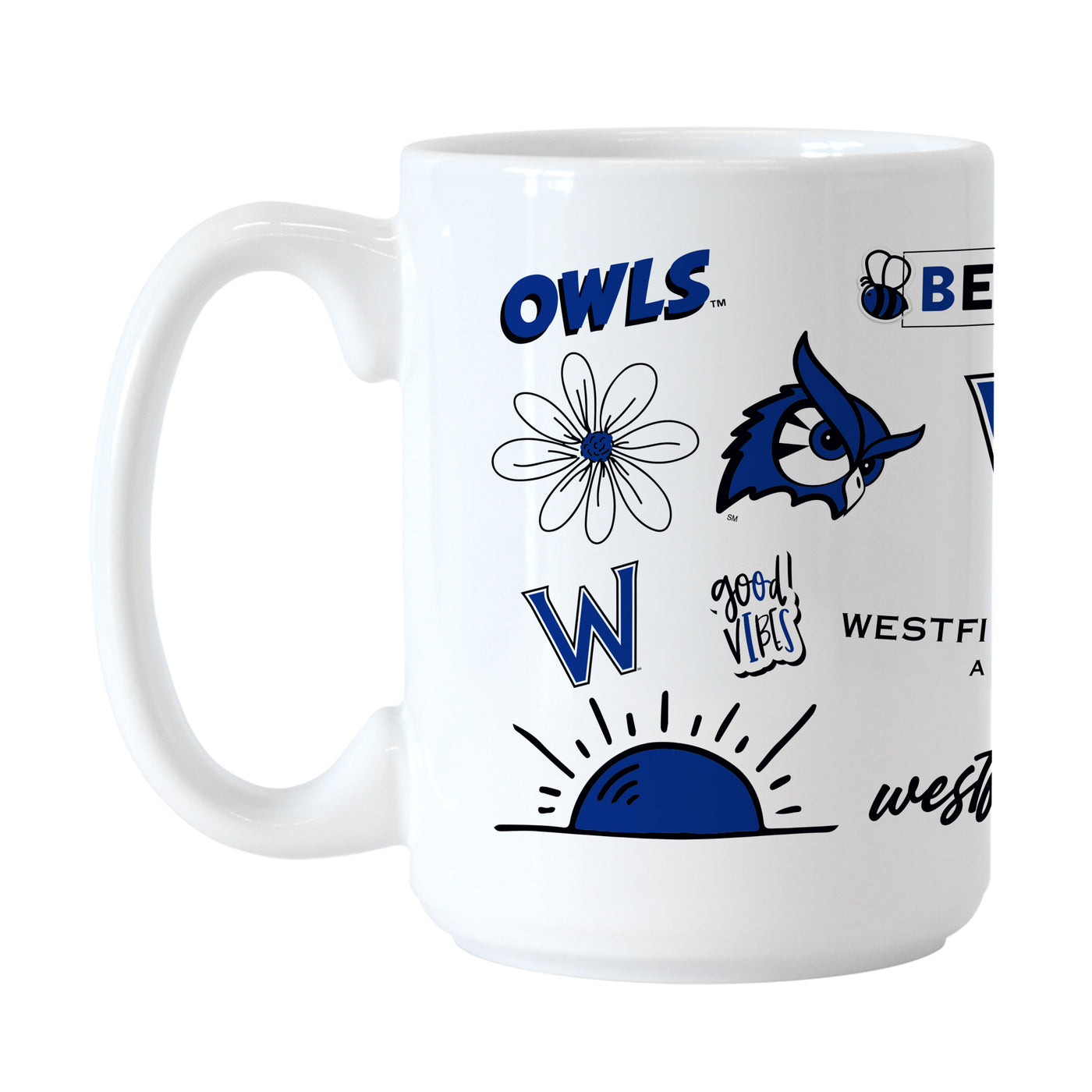 Westfield State University 15oz Native Sublimated Mug