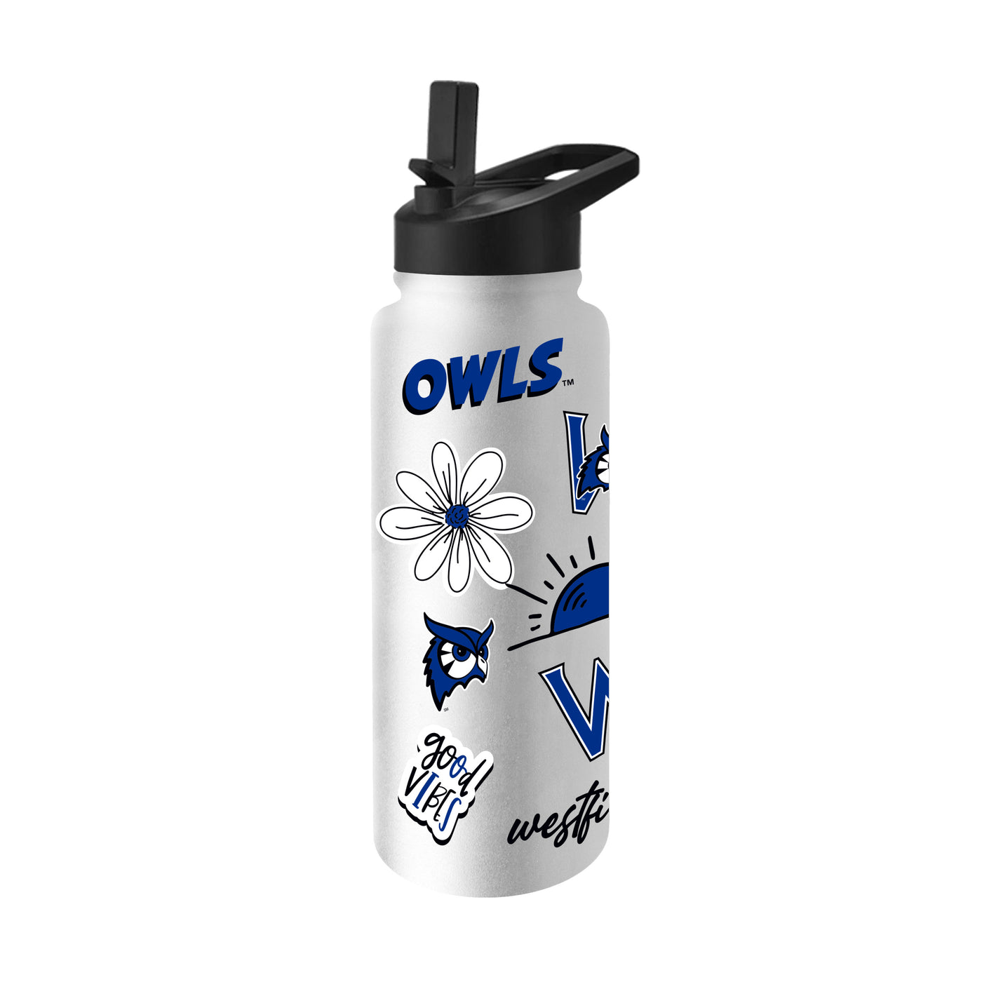 Westfield State University 34oz Native Quencher Bottle