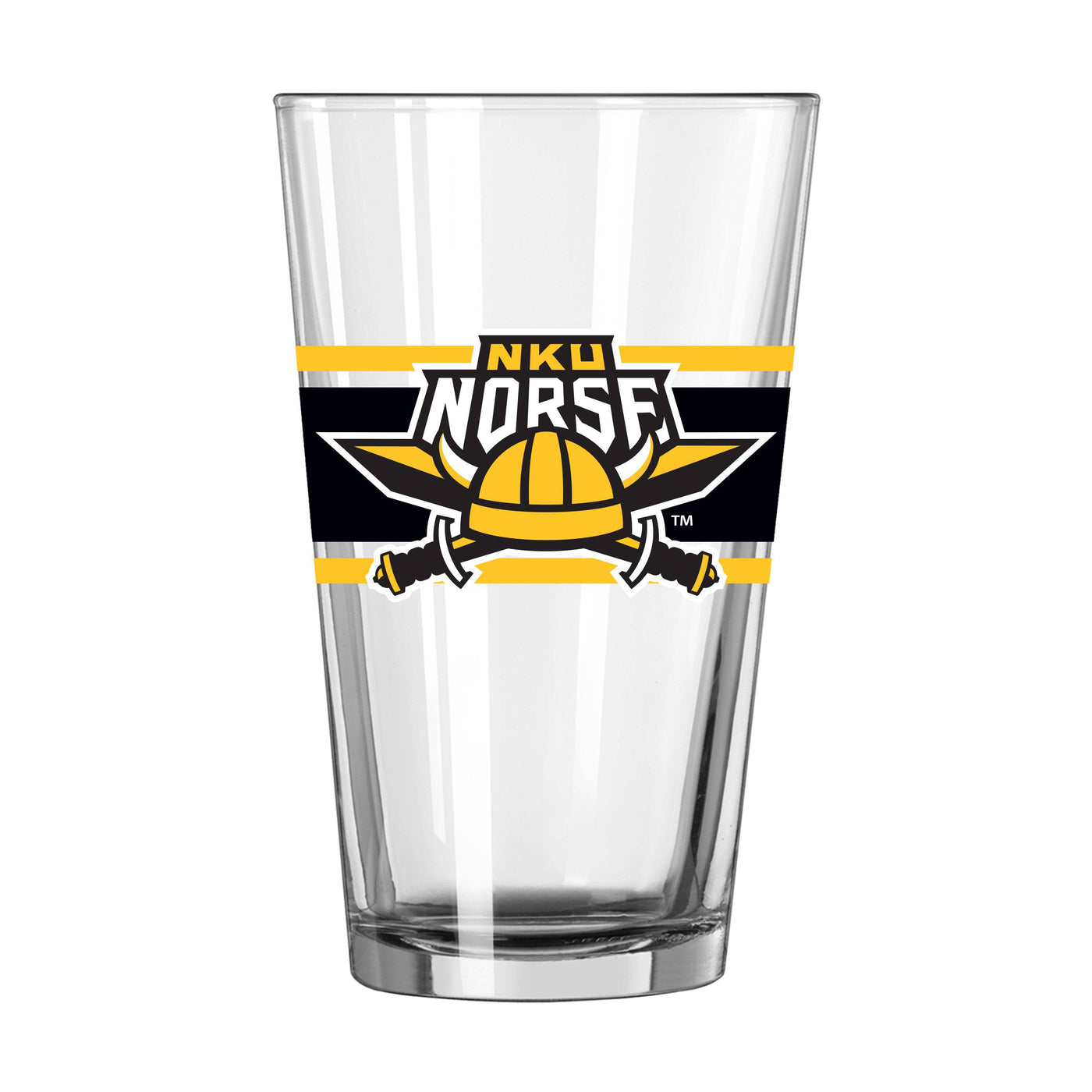 Northern Kentucky 16oz Stripe Pint Glass - Logo Brands