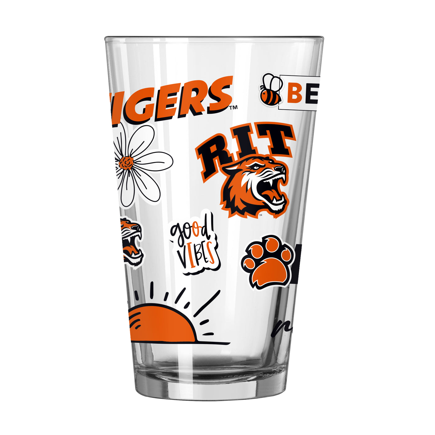 Rochester Inst Tech 16oz Native Pint Glass