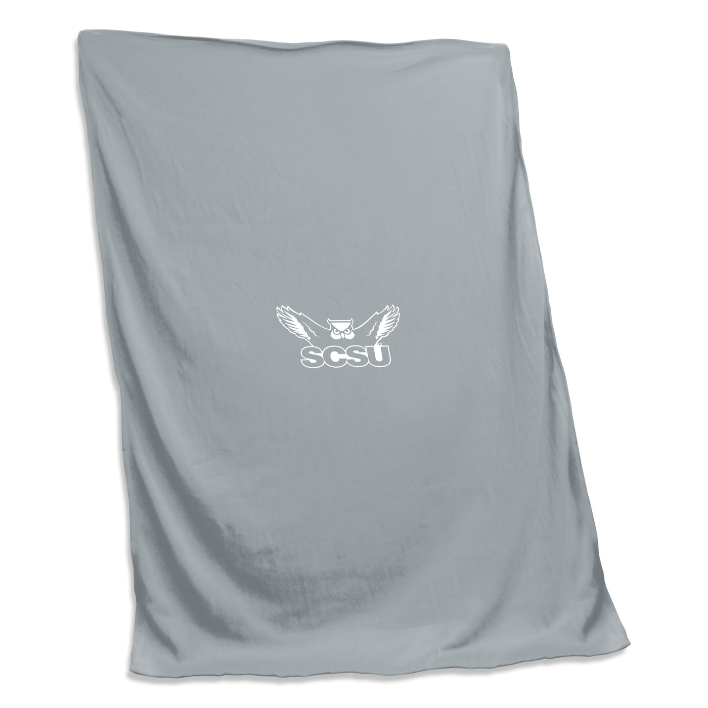 Southern Connecticut Gray Sweatshirt Blanket (Screened)