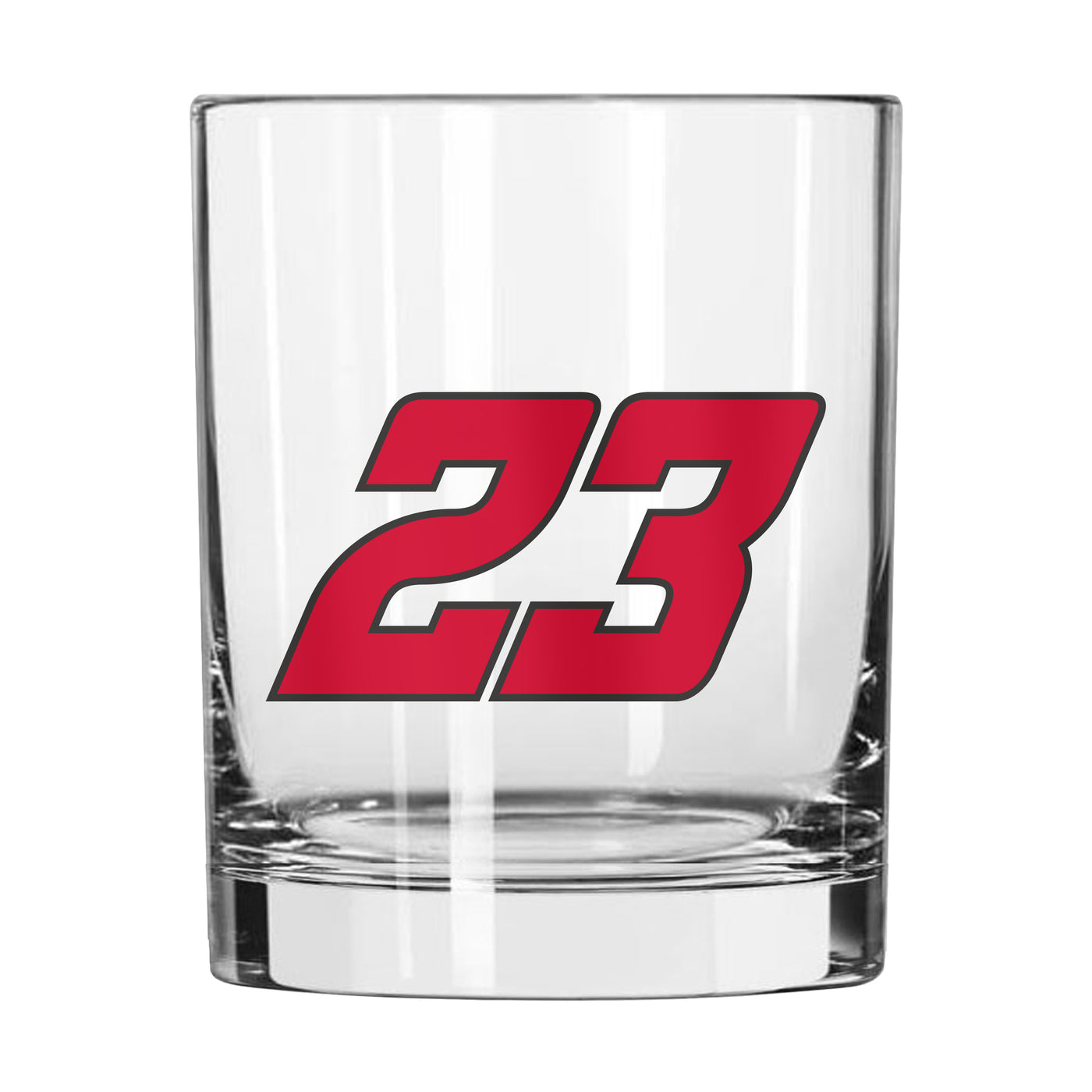 Bubba Wallace 14oz Logo Rocks Glass