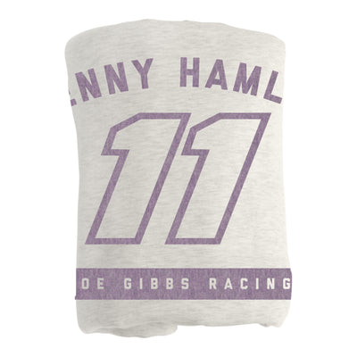 Denny Hamlin Sublimated Sweatshirt Blanket - Logo Brands