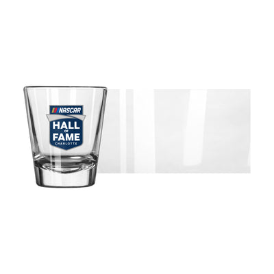 Nascar Hall of Fame 2oz Logo Shot Glass