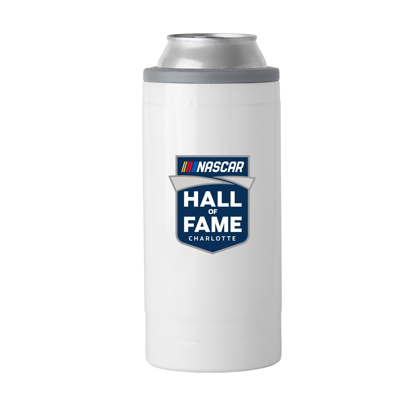 Nascar Hall of Fame 12oz Logo Slim Can Coolie