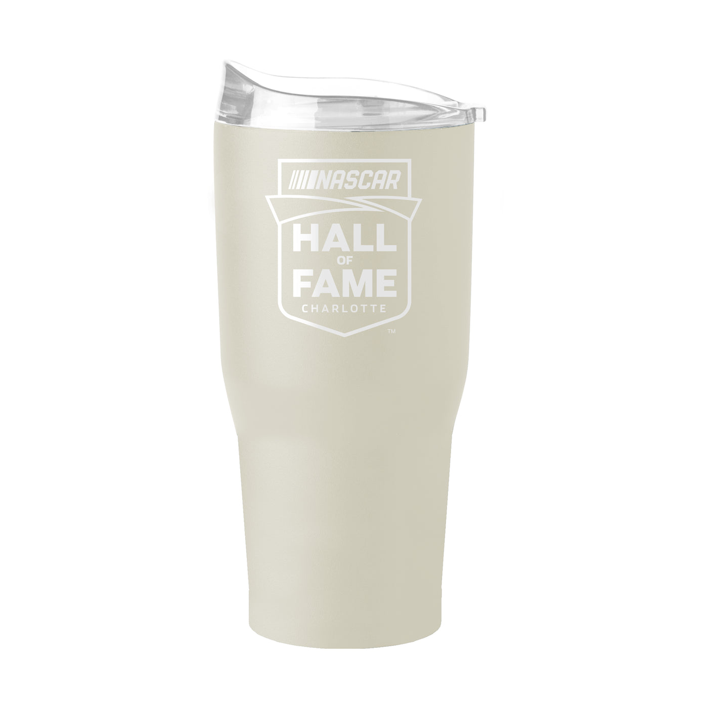 Nascar Hall of Fame 30oz Sand Powder Coat Tumbler