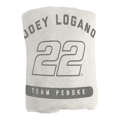 Joey Logano Sublimated Sweatshirt Blanket