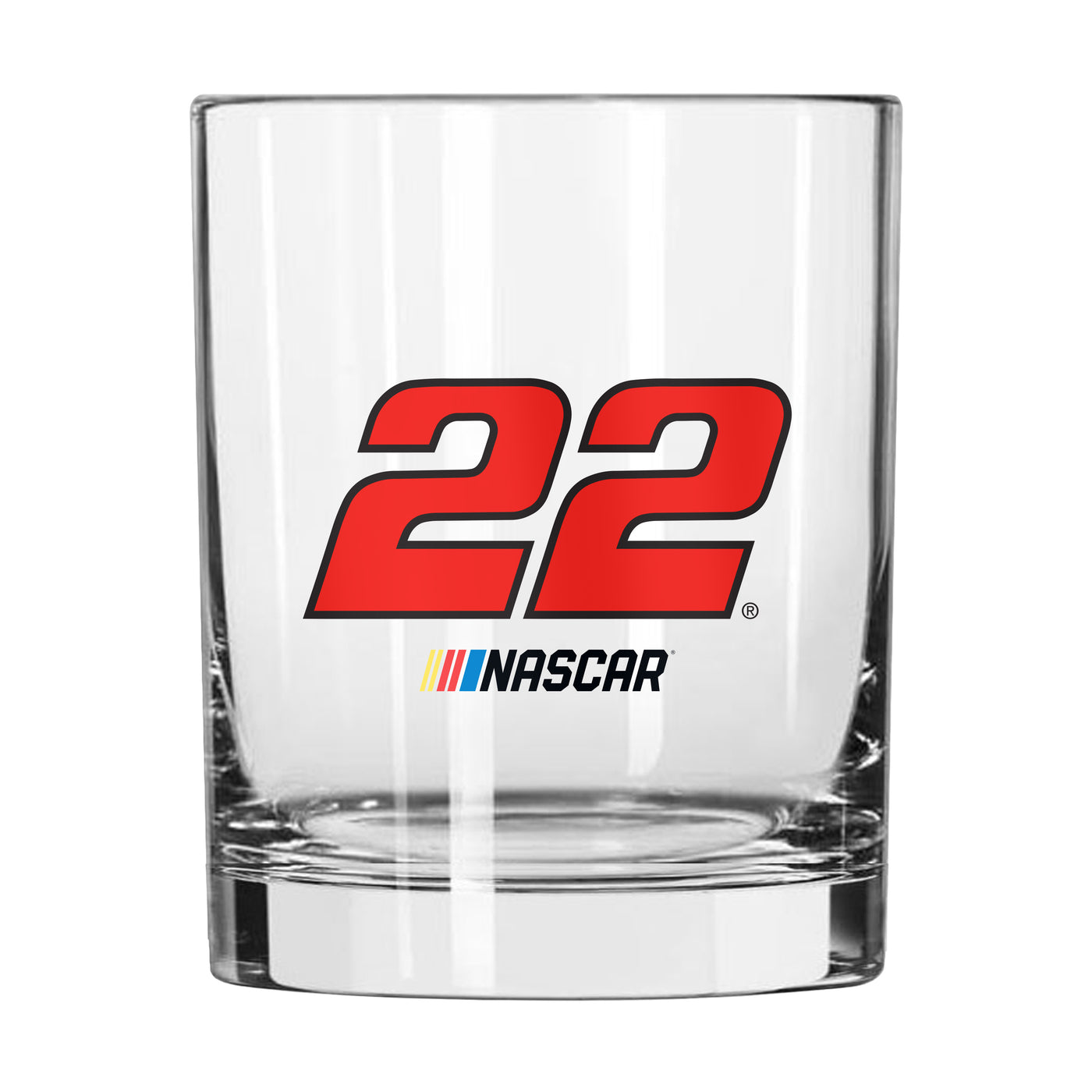 Joey Logano 14oz Logo Rocks Glass
