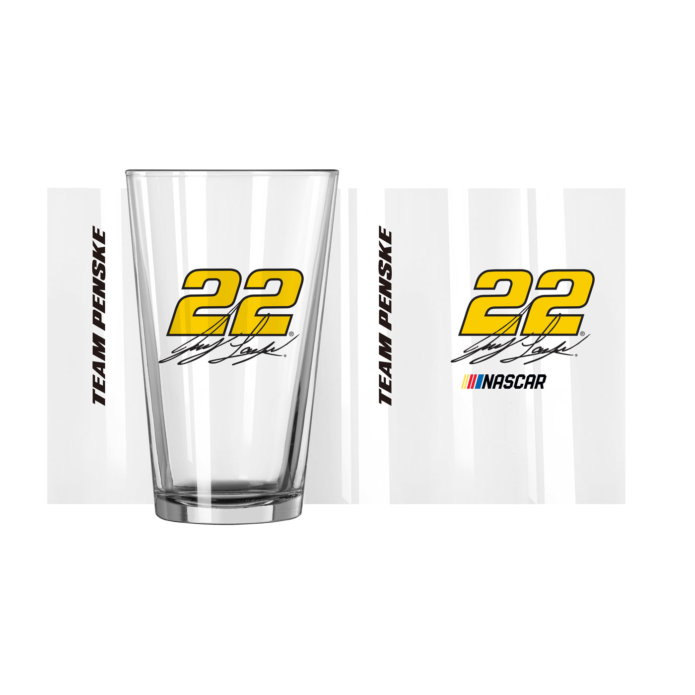 Joey Logano 16oz Gameday Pint Glass