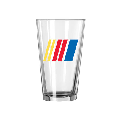 Nascar 16oz Logo Pint Glass - Logo Brands