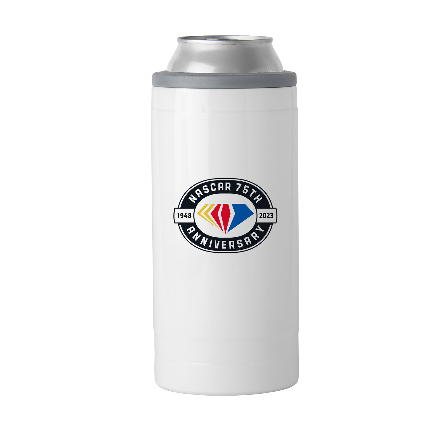 Nascar 75TH Anniversary 12oz Slim Can Coolie