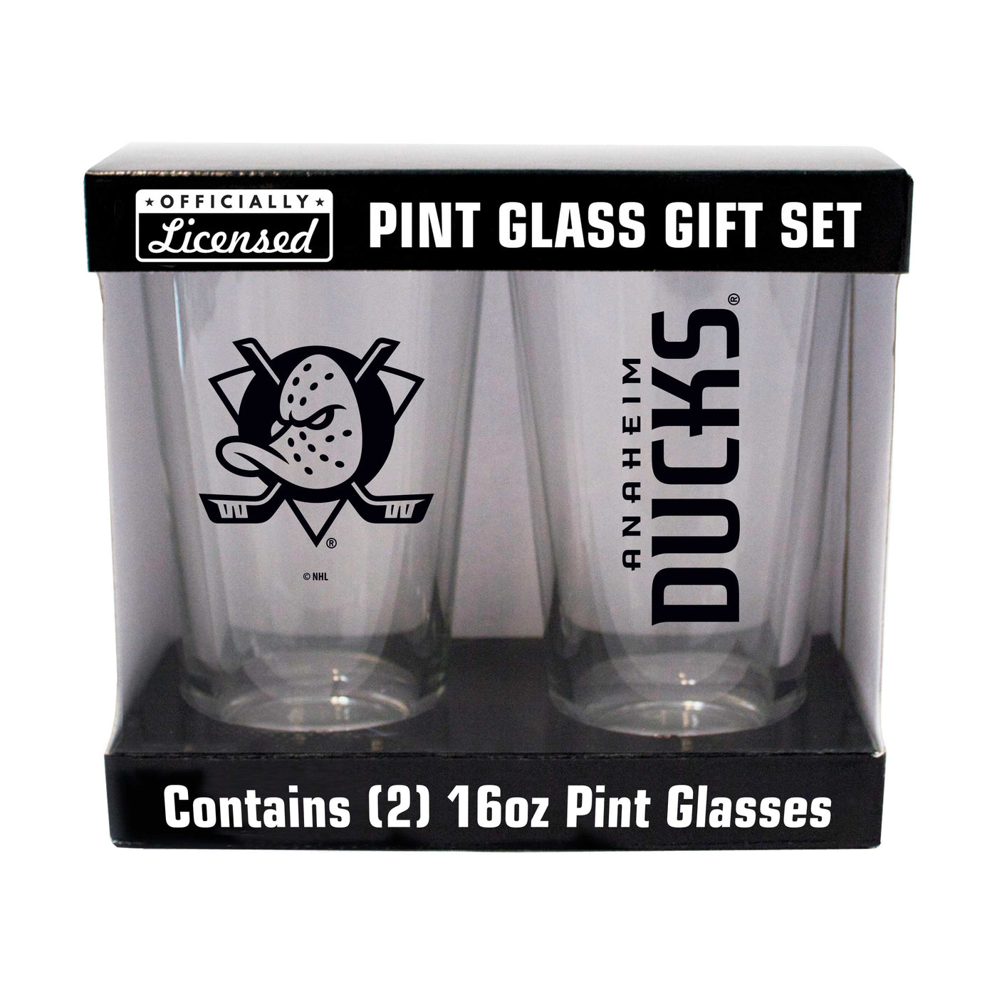 Anaheim Ducks 16oz Gameday Pint Glass 2 Pack