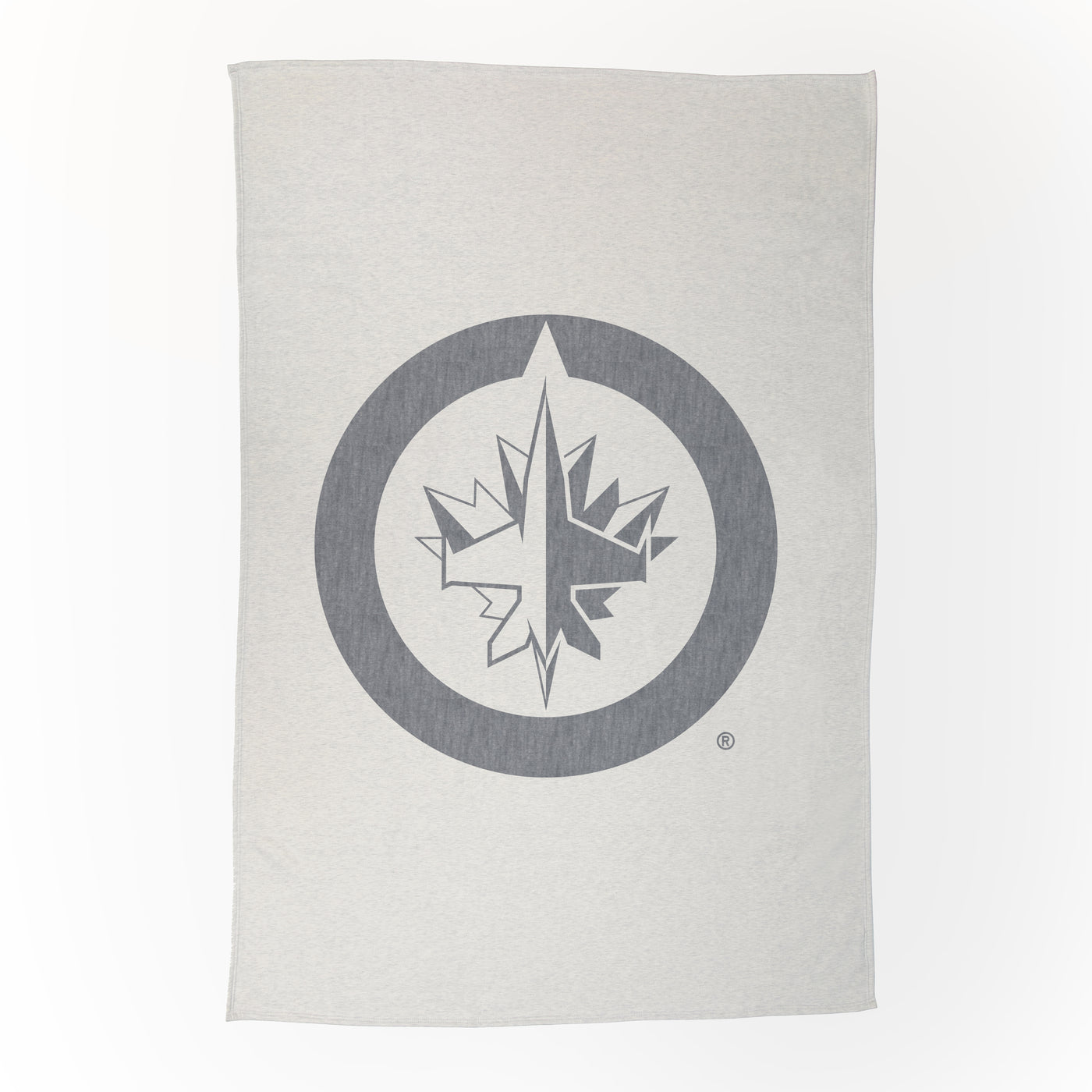 Winnipeg Jets Oversized Logo Sublimated Sweatshirt Blanket