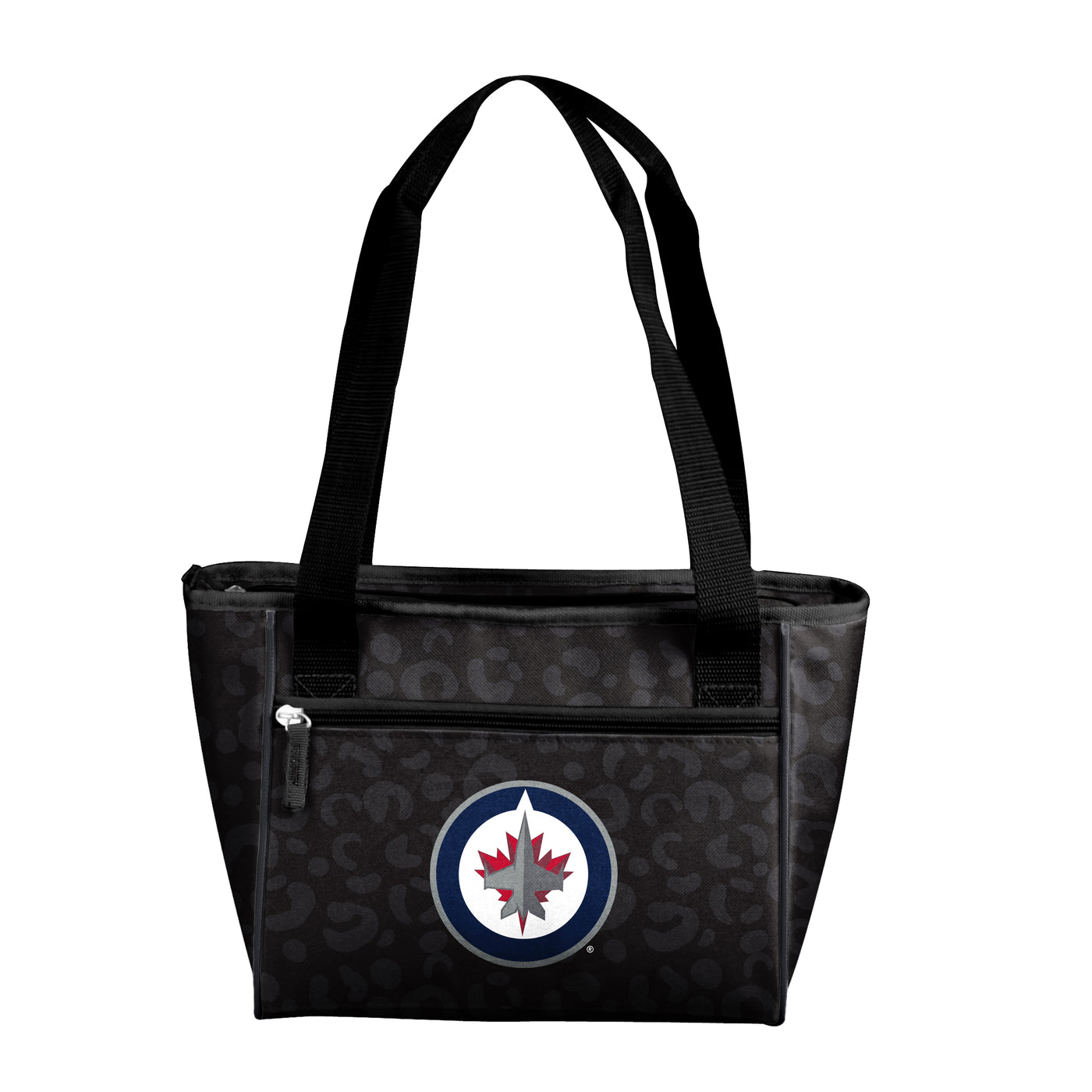 Winnipeg Jets Leopard Print 16 Can Cooler Tote