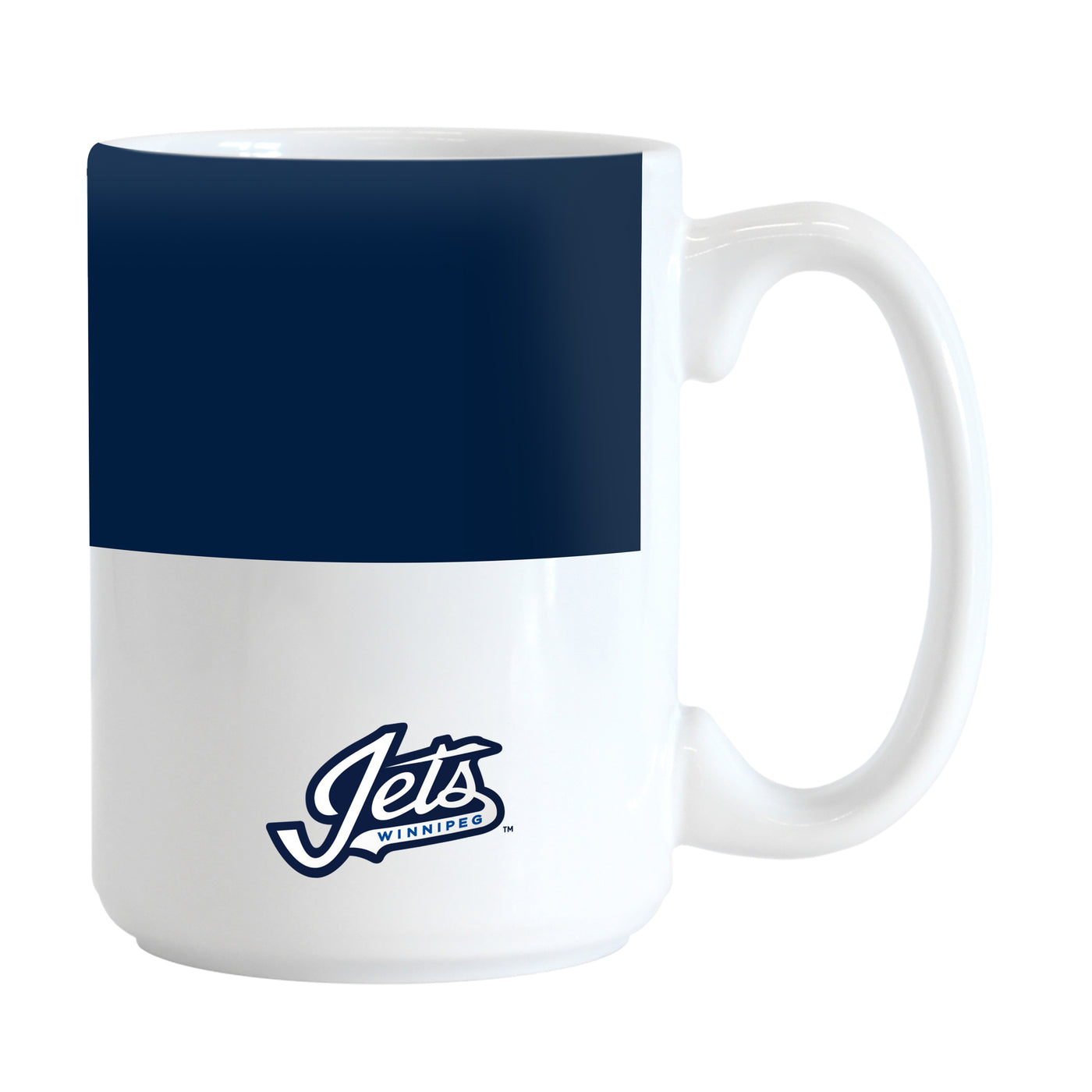 Winnipeg Jets Color Block 15 oz Sublimated Mug