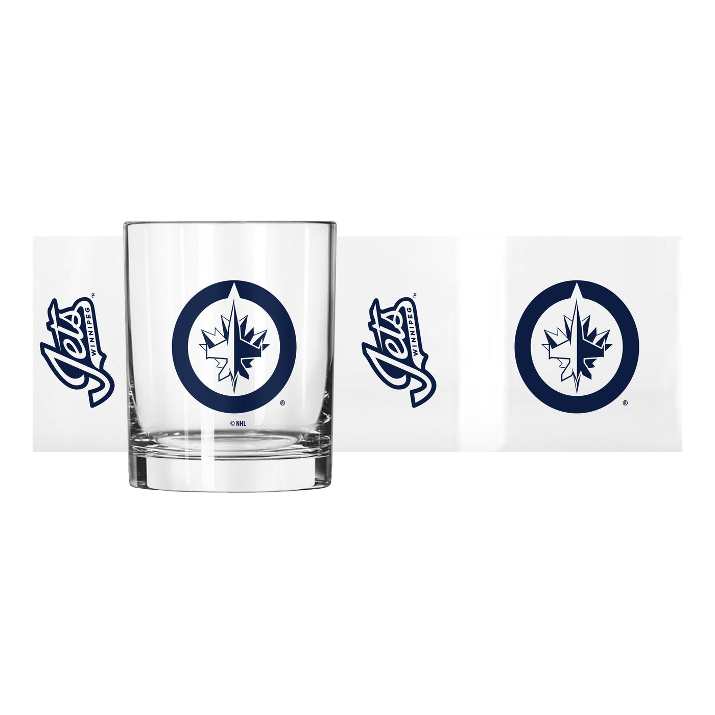 Winnipeg Jets 14oz Gameday Rocks Glass