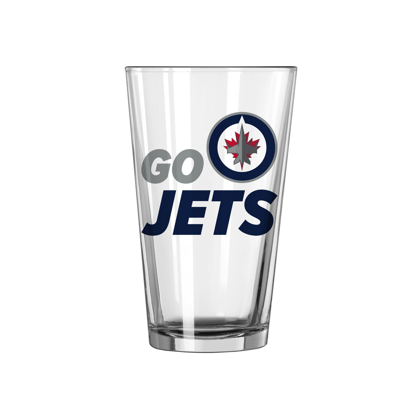 Winnipeg Jets 16oz Slogan Pint Glass