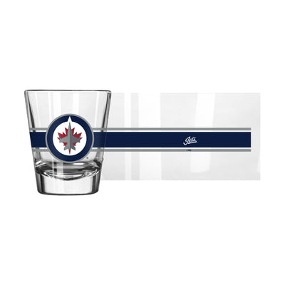 Winnipeg Jets 2oz Stripe Shot Glass