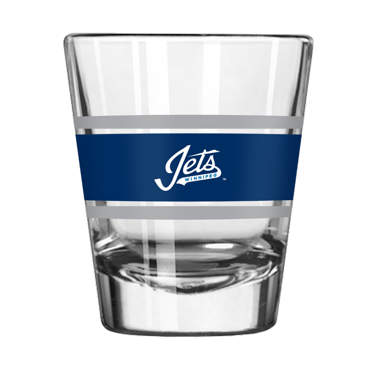 Winnipeg Jets 2oz Stripe Shot Glass