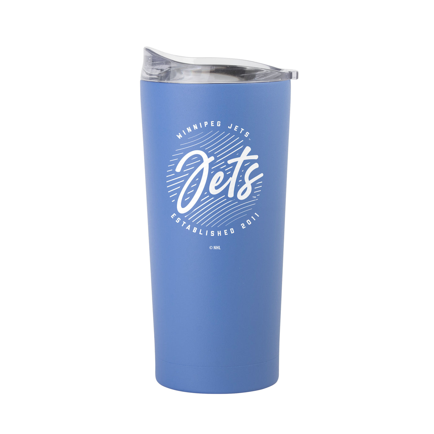Winnipeg Jets 20oz Retro Script Arctic Powder Coat Tumbler