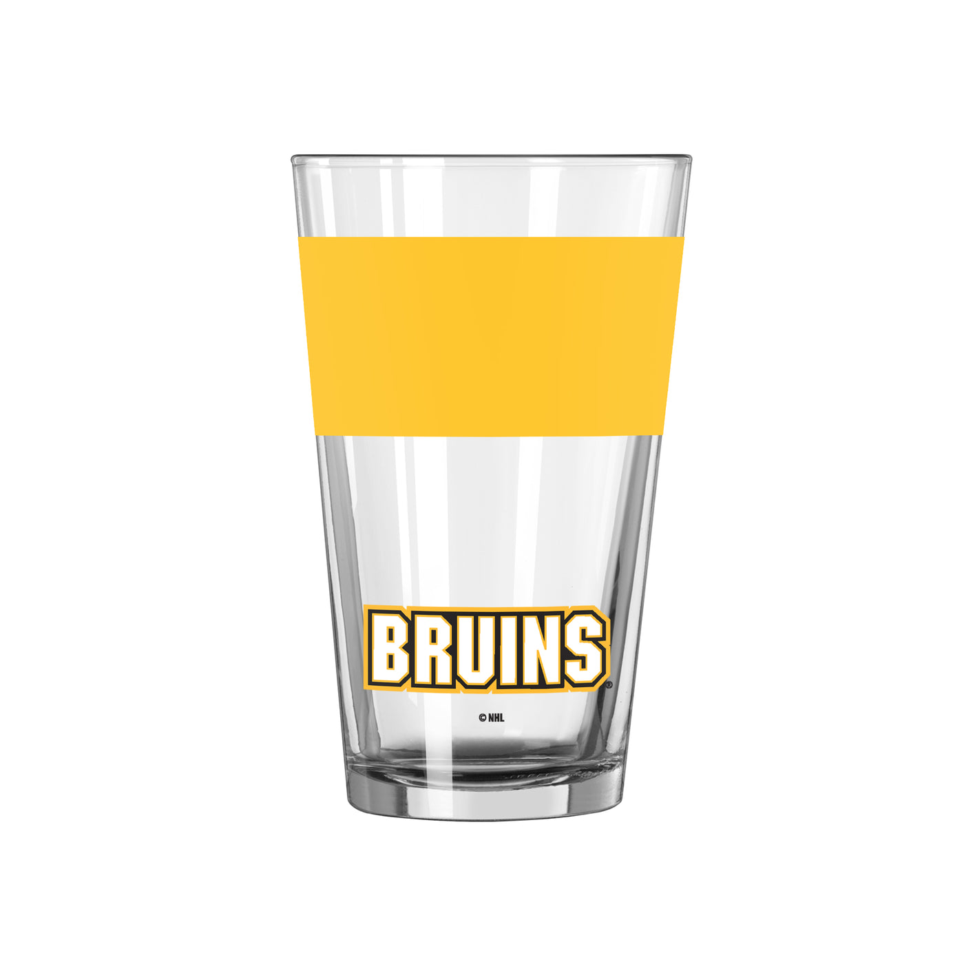 Boston Bruins Reverse Retro 16oz Colorblock Pint Glass