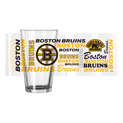 Boston Bruins 16oz Spirit Pint Glass