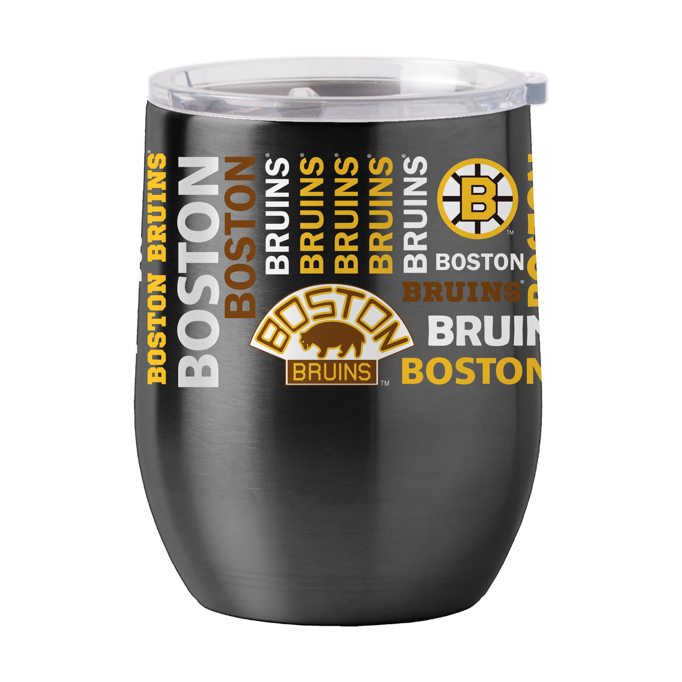 Boston Bruins 16oz Vintage Spirit Stainless Curved Beverage