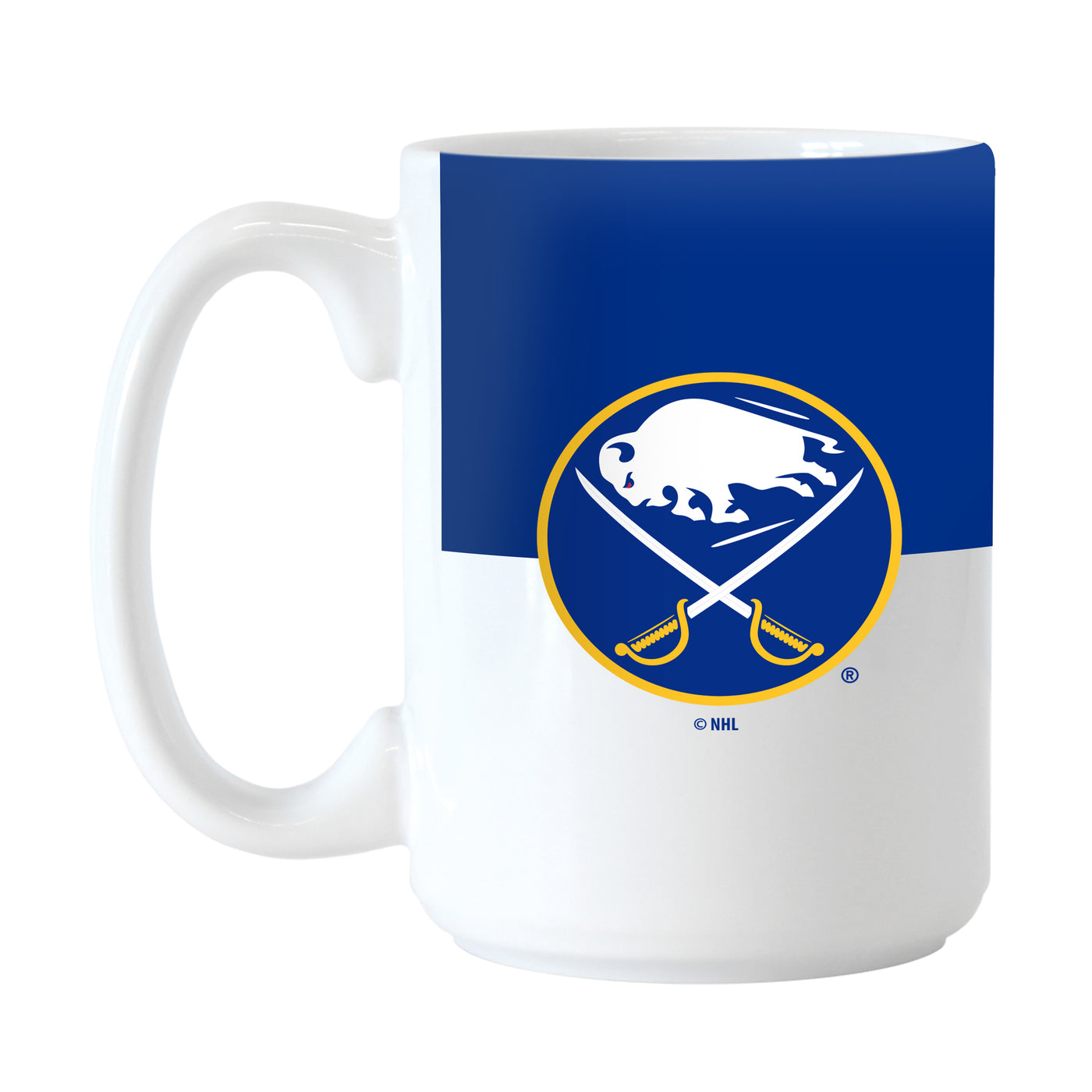 Buffalo Sabres Color Block 15 oz Sublimated Mug