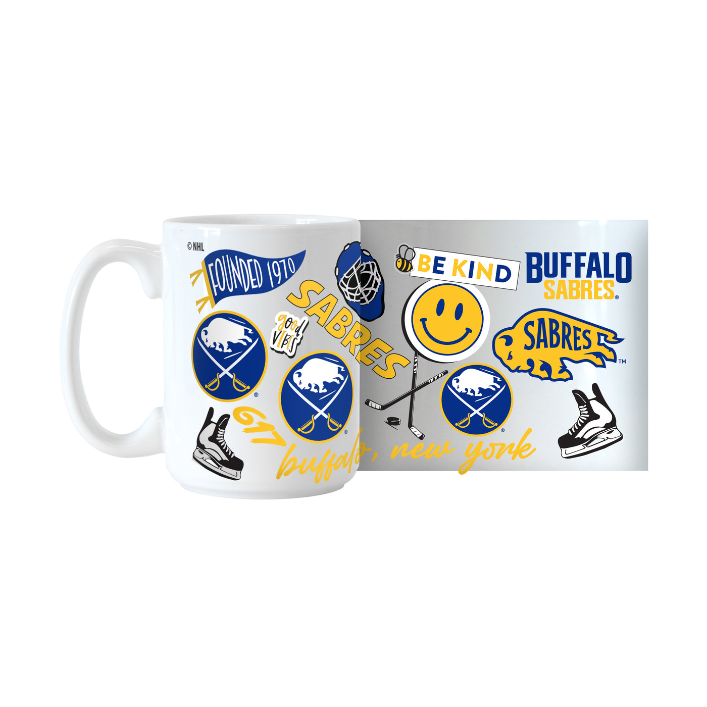 Buffalo Sabres 15oz Native Sublimated Mug