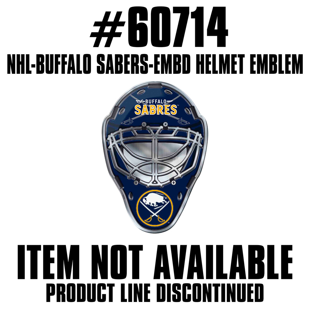 Buffalo Sabres Embossed Helmet Emblem