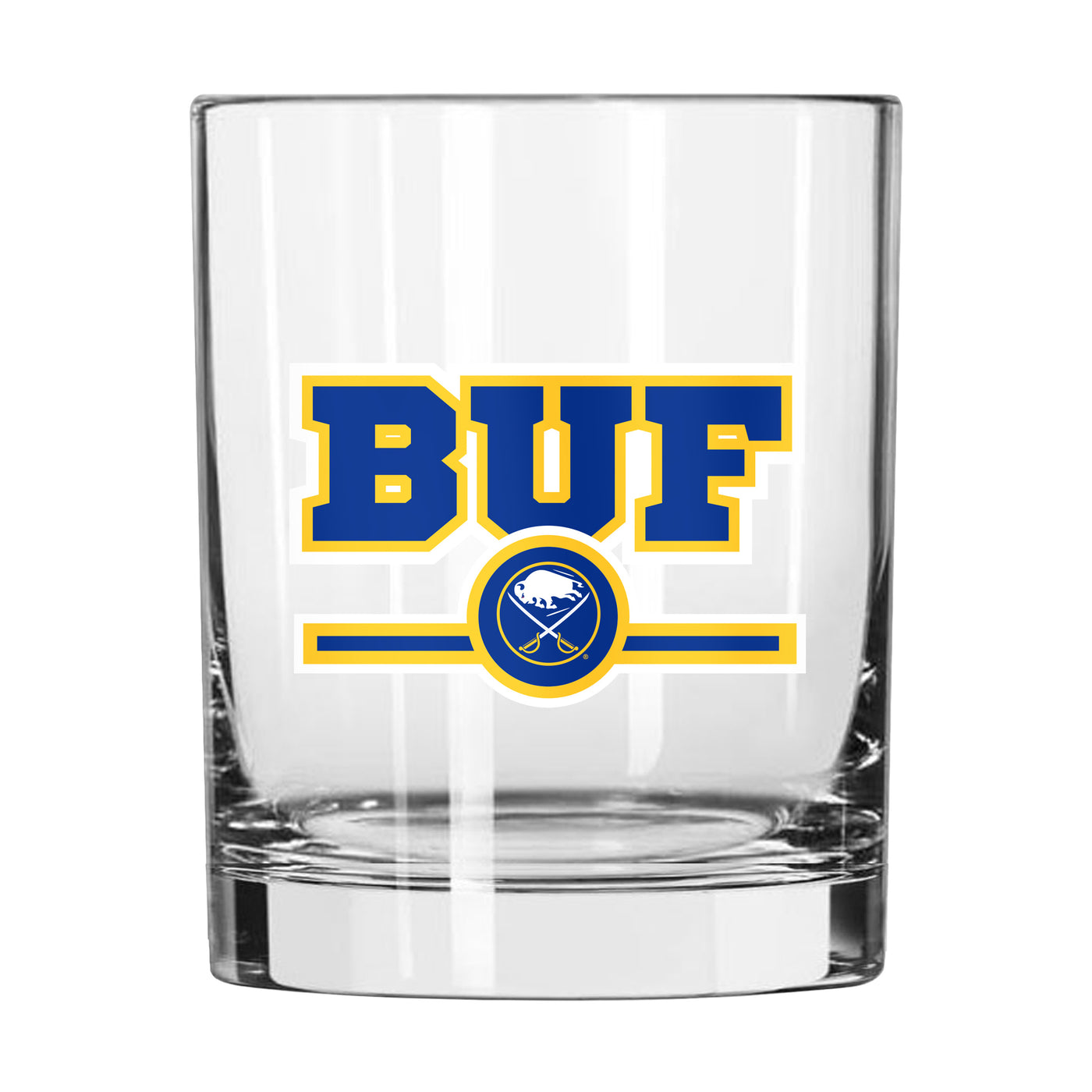 Buffalo Sabres 14oz Letterman Rocks Glass