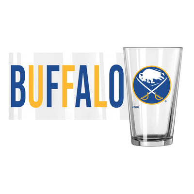 Buffalo Sabres 16oz Overtime Pint Glass