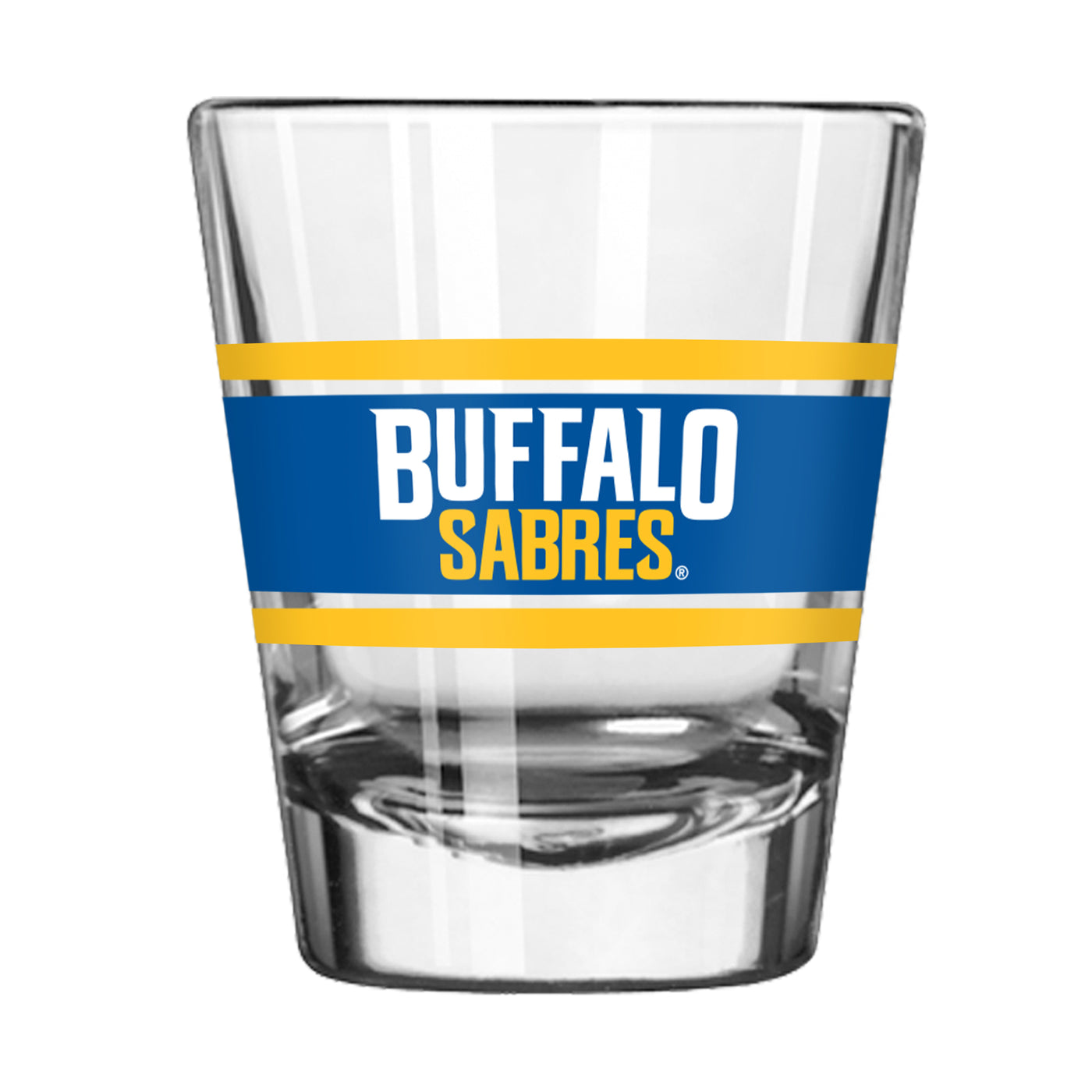 Buffalo Sabres 2oz Stripe Shot Glass