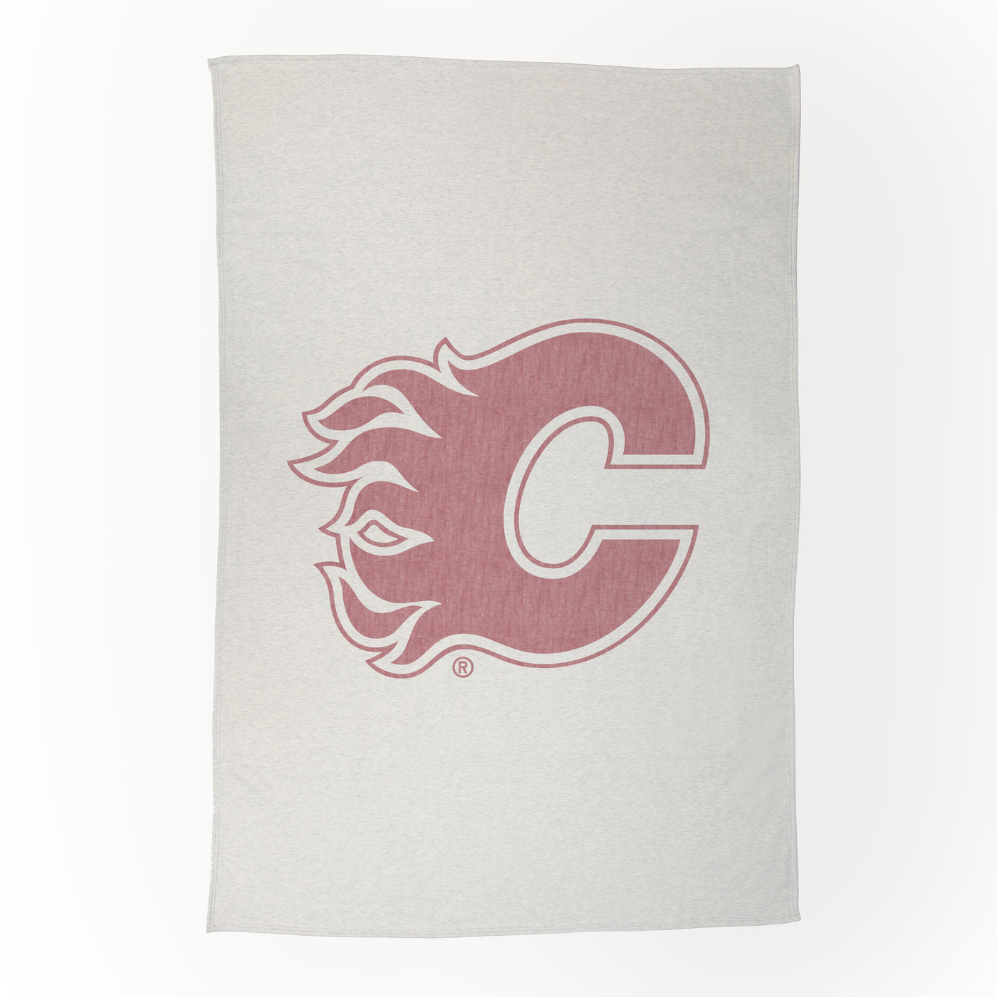 Calgary Flames Oversized Logo Sublimated Sweatshirt Blanket
