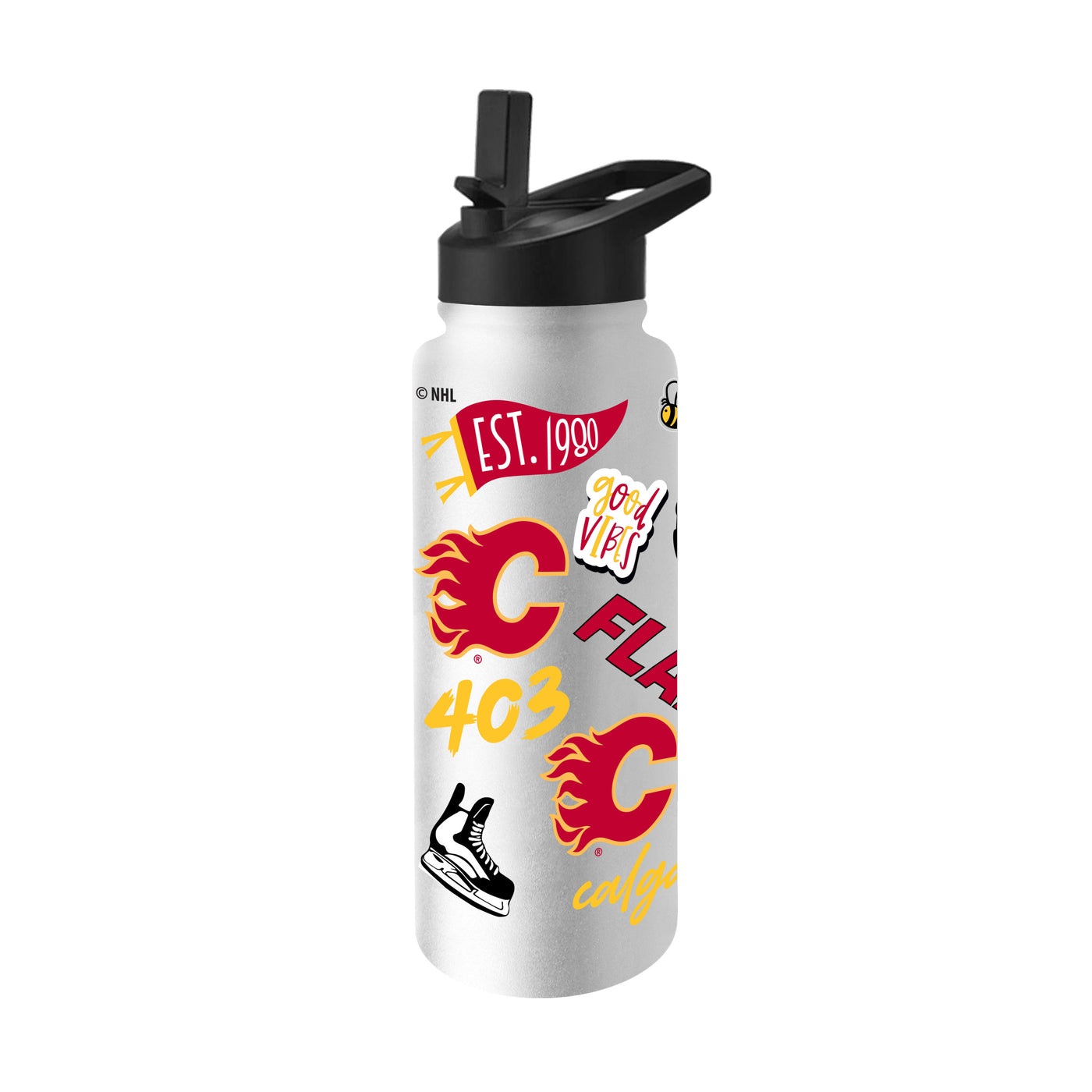 Calgary Flames 34oz Native Quencher Bottle