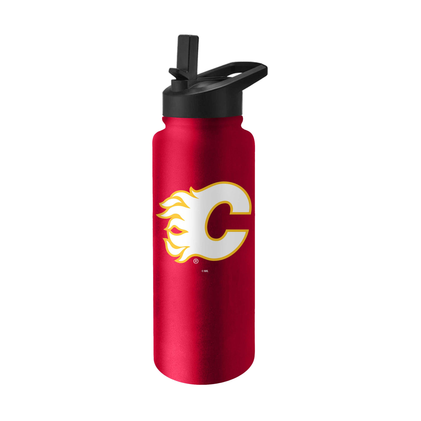 Calgary Flames 34oz Logo Quencher Bottle