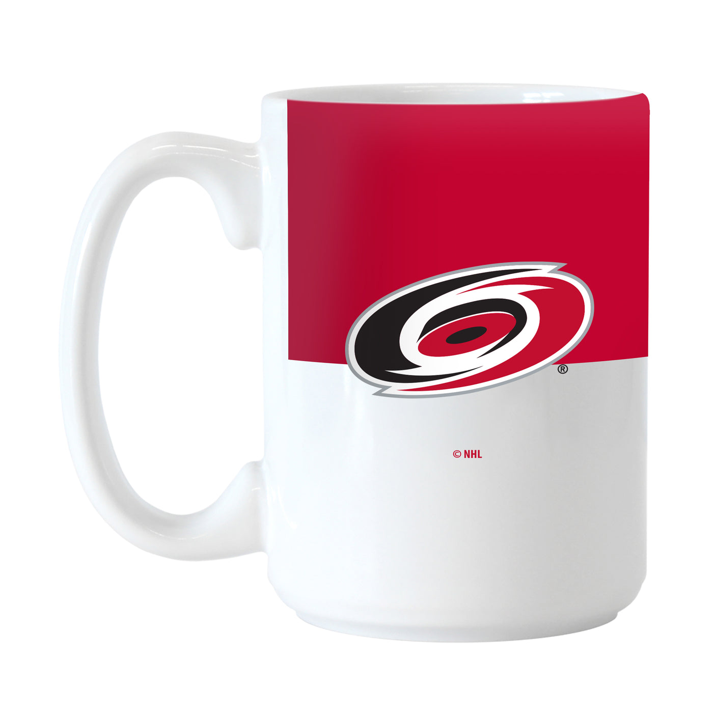 Carolina Hurricanes Color Block 15 oz Sublimated Mug