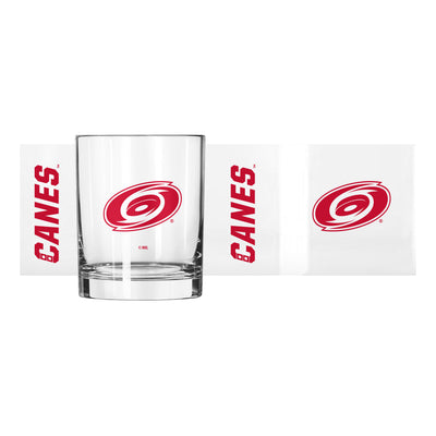 Carolina Hurricanes 14oz Gameday Rocks Glass