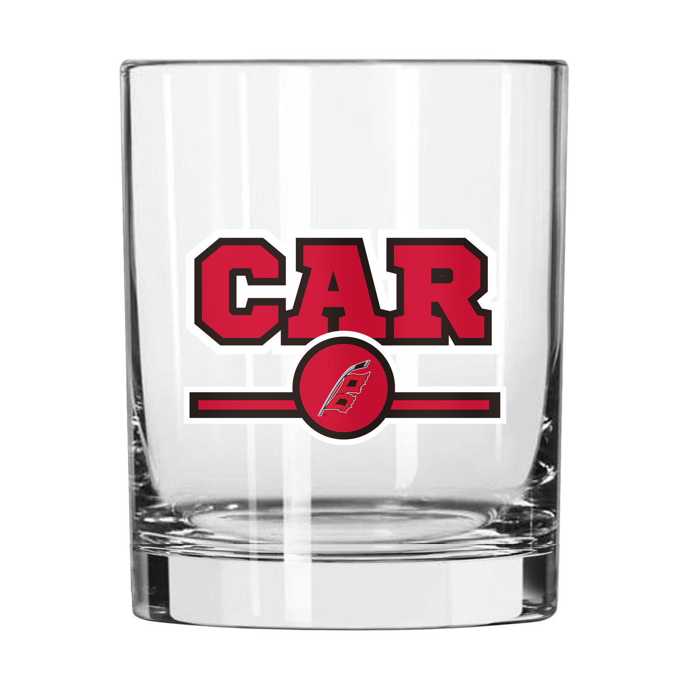 Carolina Hurricanes 14oz Letterman Rocks Glass