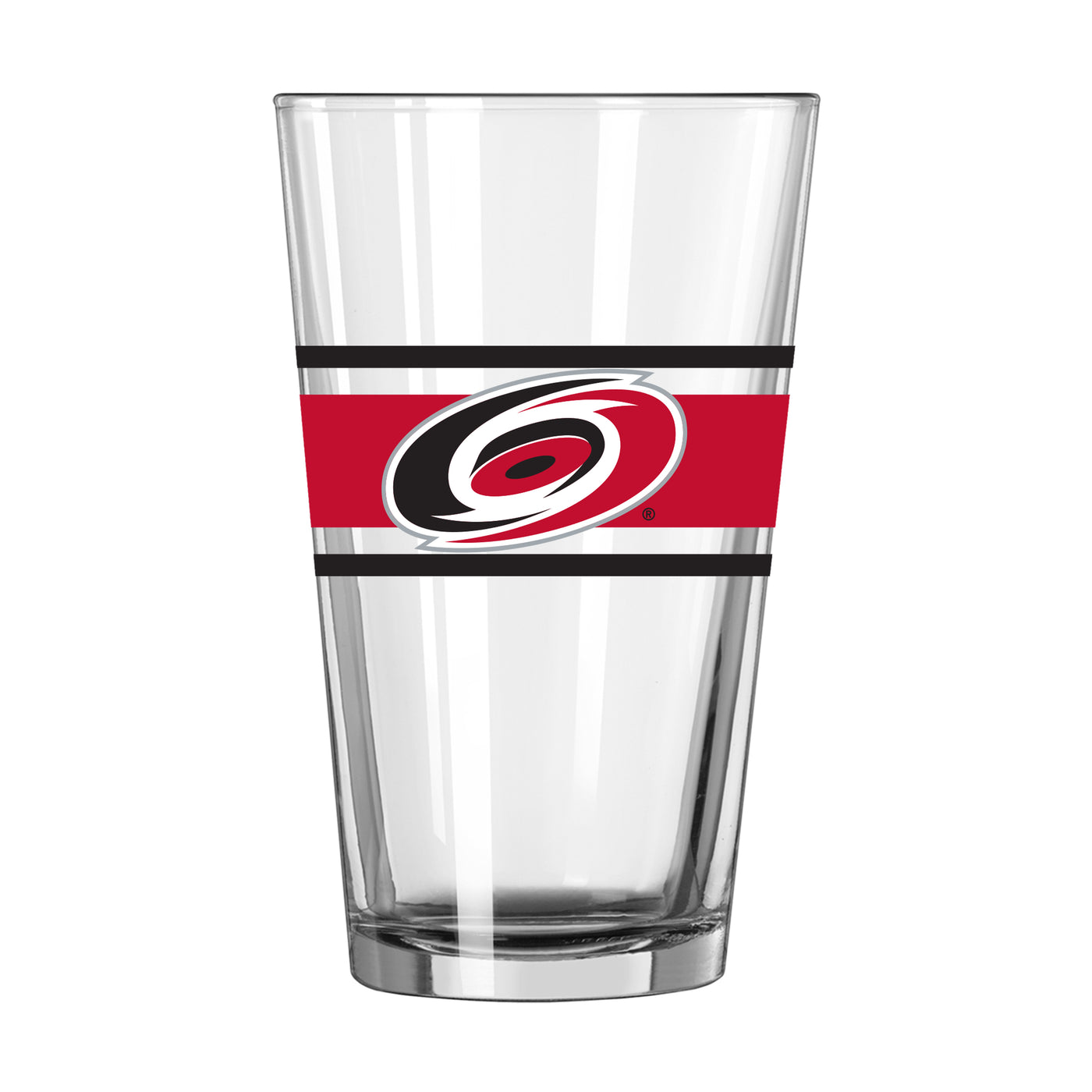 Carolina Hurricanes 16oz Stripe Pint Glass