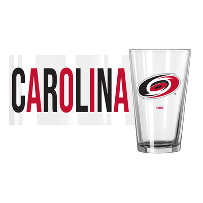 Carolina Hurricanes 16oz Overtime Pint Glass