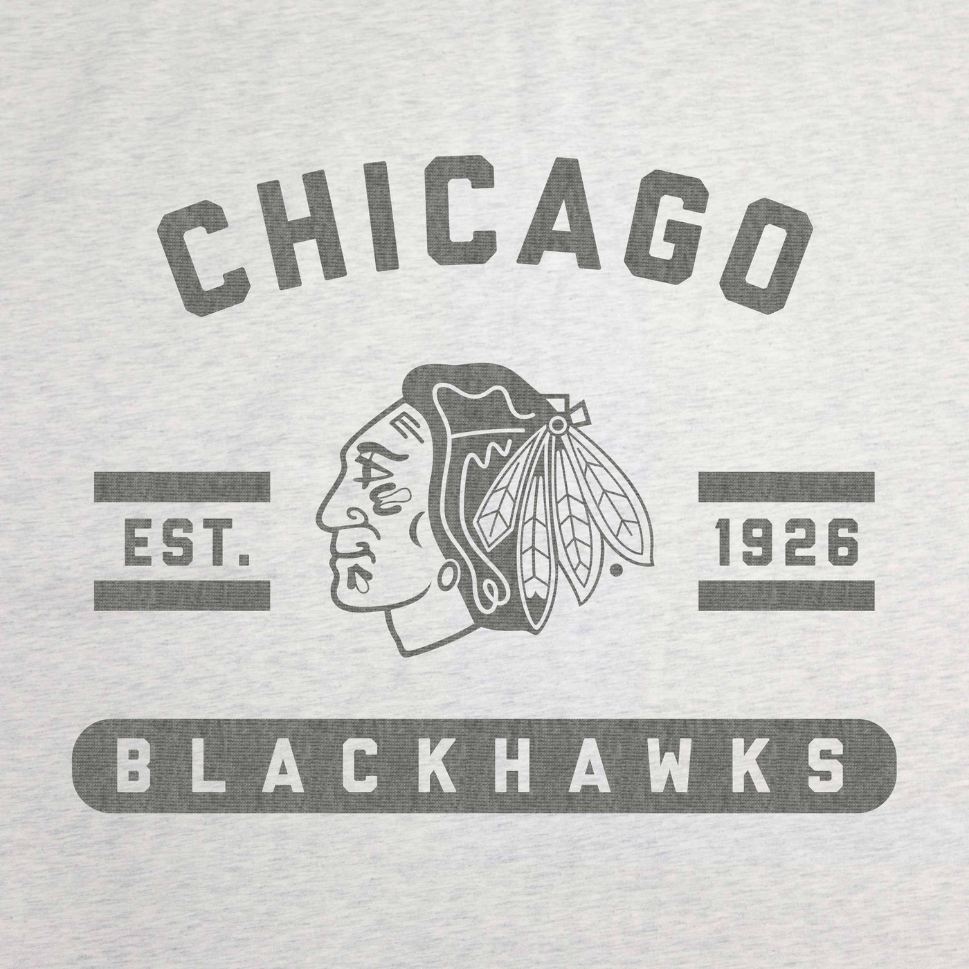 Chicago Blackhawks Oatmeal Sweatshirt Blanket