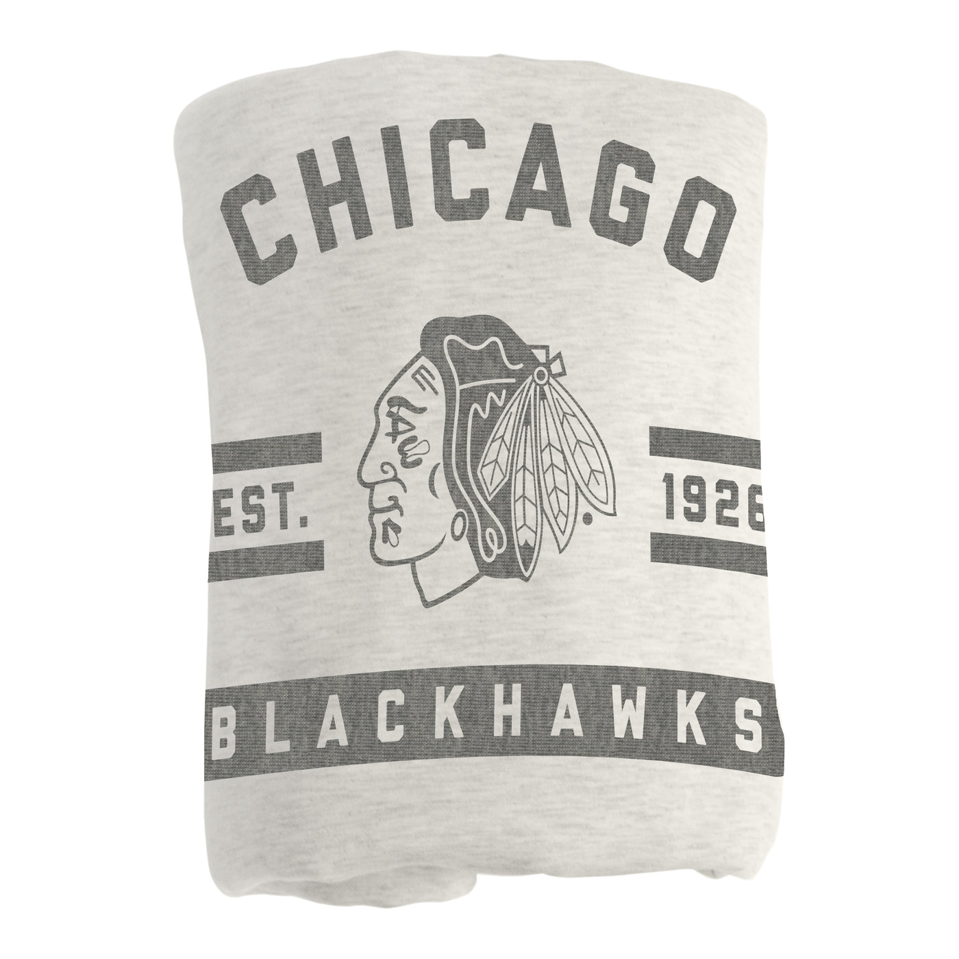 Chicago Blackhawks Oatmeal Sweatshirt Blanket