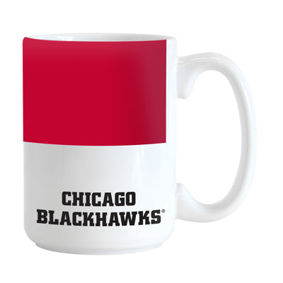 Chicago Blackhawks 15oz Colorblock Sublimated Mug