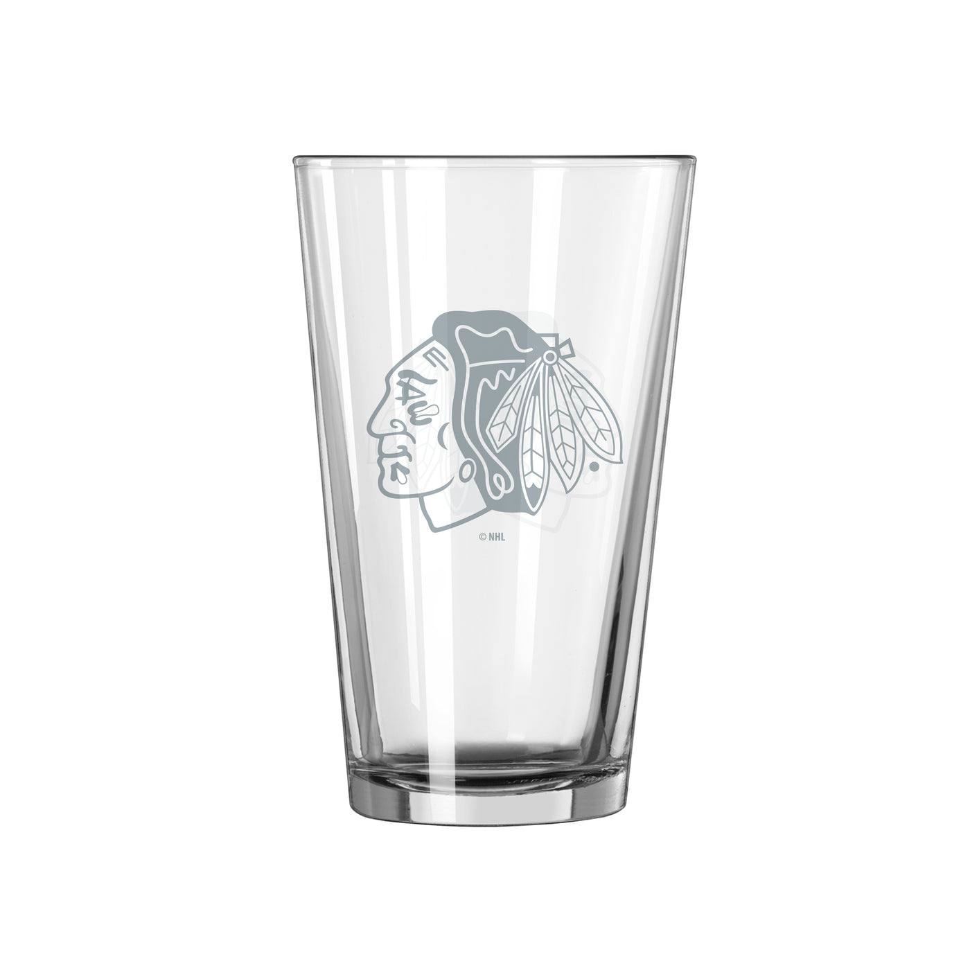 Chicago Blackhawks 16oz Frost Pint Glass
