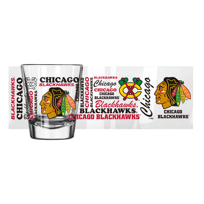 Chicago Blackhawks 2oz Spirit Shot Glass
