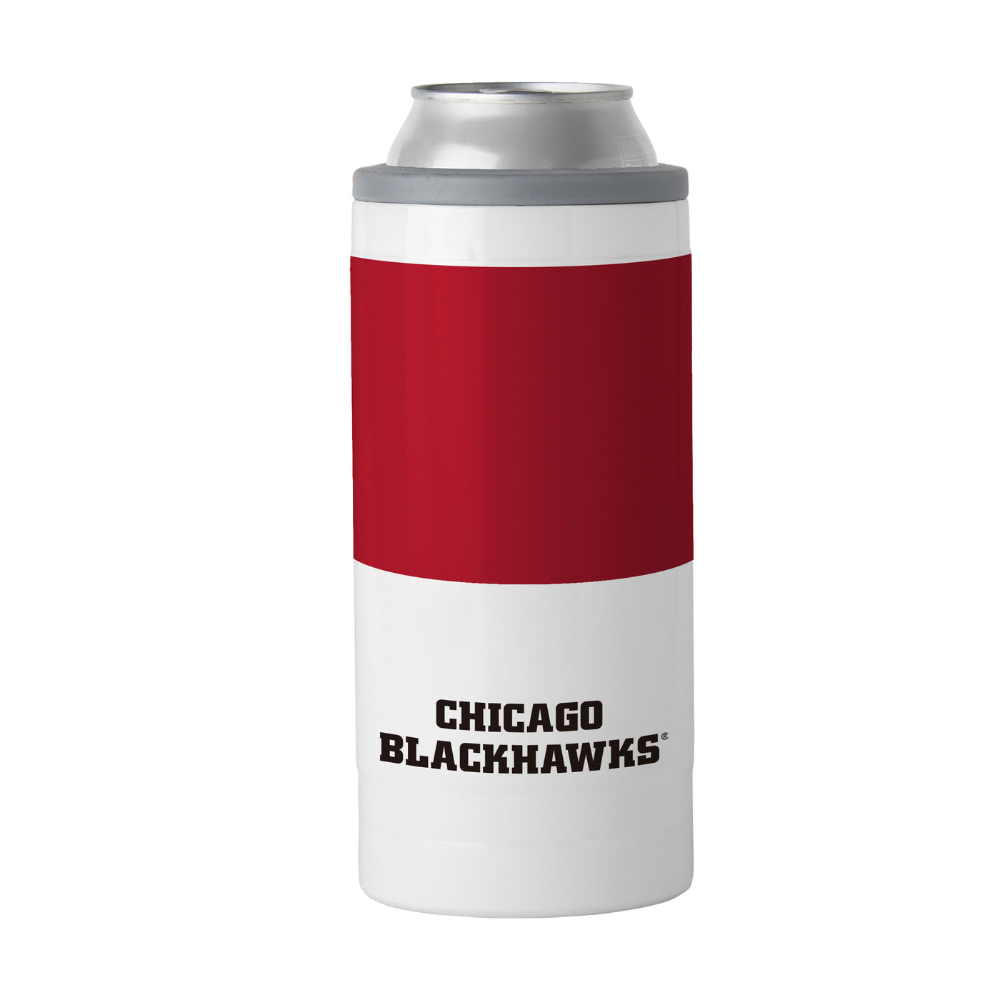 Chicago Blackhawks 12oz Colorblock Slim Can Coolie