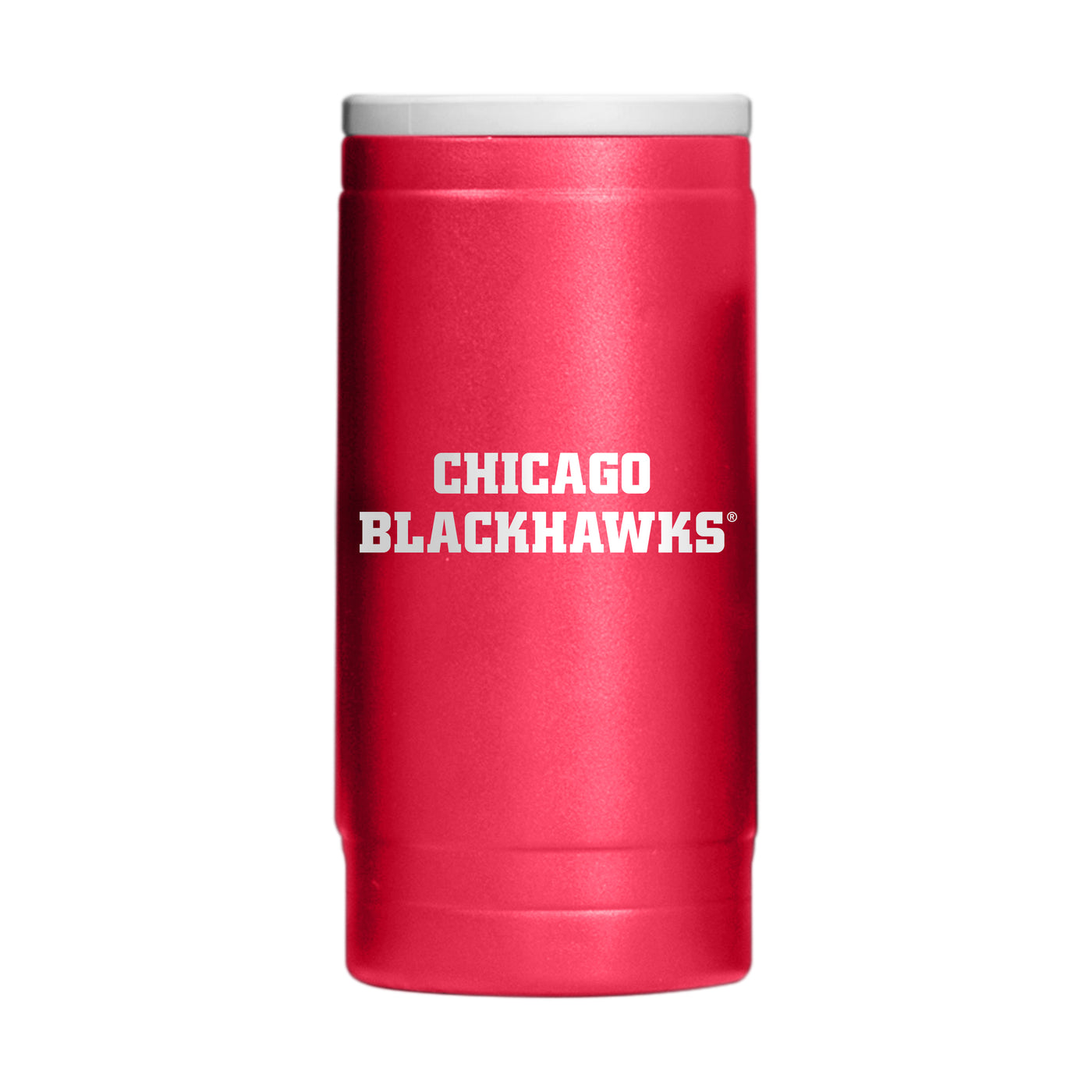 Chicago Blackhawks 12oz Flipside Powder Coat Slim Can Coolie - Logo Brands