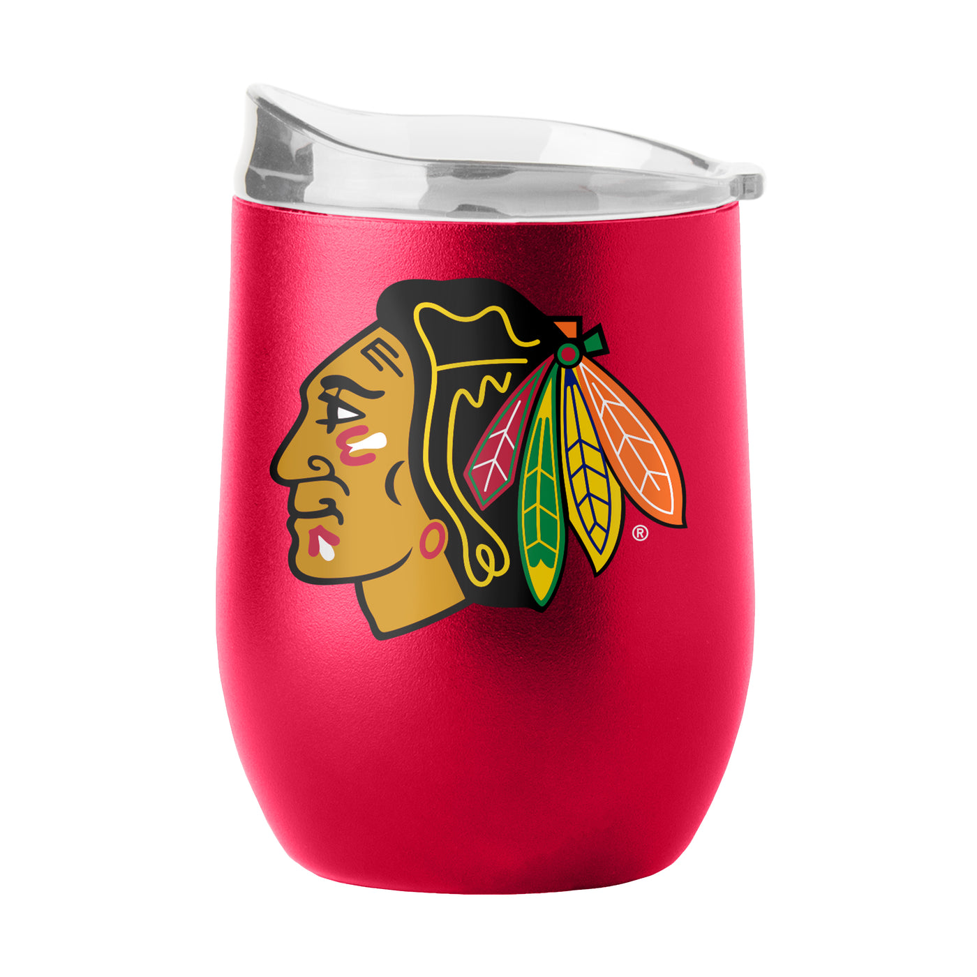Chicago Blackhawks 16oz Flipside Powder Coat Curved Bev